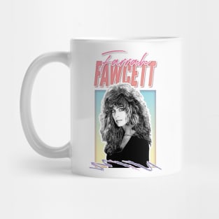 Farrah Fawcett //  Retro Fan Art Design Mug